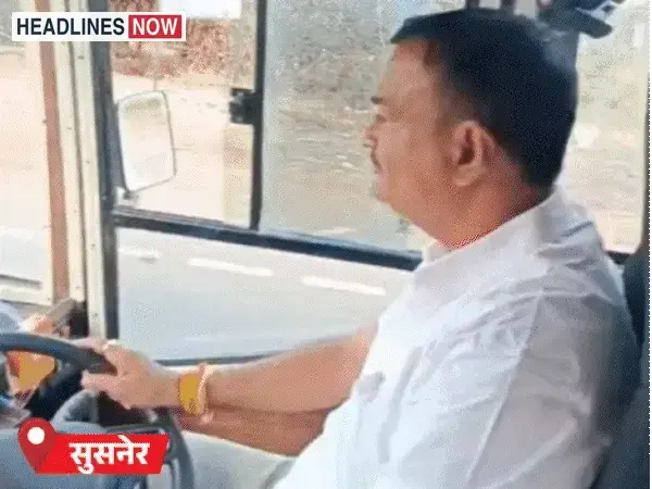 विधायक खुद बस चलाकर कांग्रेसियों संग दिल्ली रवाना:इंदौर से 150, सतना से 100+ गाड़ियों का काफिला, राहुल की महारैली; MP के 50,000 लोग जुटेंगे