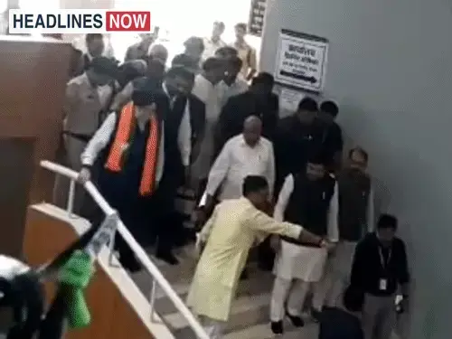 Union minister Hardeep Singh Puri filed Rajya Sabha nomination: Visited gurdwara, sought blessings at Karuna Dham; several Congress leaders detained
