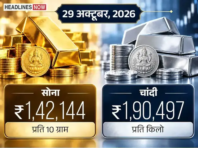 सोना ₹563 सस्ता होकर ₹1.42 लाख पर आया:अक्टूबर में अब तक 6 हजार दाम गिर चुके, चांदी आज ₹2,945 नीचे आई