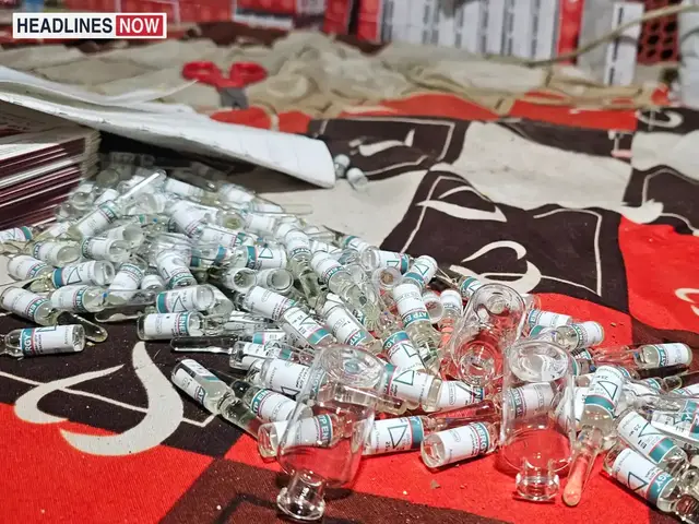 Restricted medicines were being manufactured in a Zirakpur house: Anti Narcotics Cell and Drug Department raid, employee arrested, accused sold online