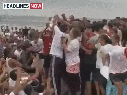 Chaos during Run for Unity in Prayagraj, chairs broken, certificates looted